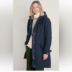 Seasalt Cornwall
PLANT HUNTER - Waterproof jacket - navy midnight 
Size-10